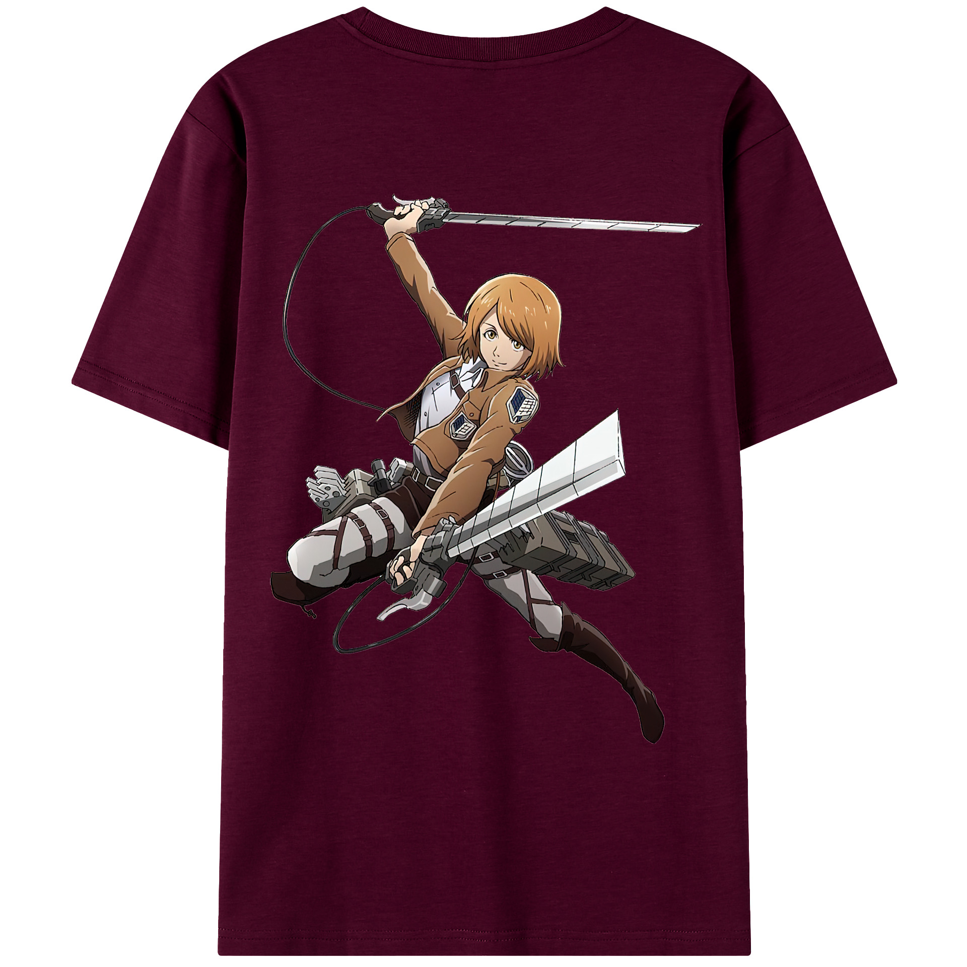 （画像用） 進撃の巨人 ペトラ·ラル Attack on Titan Petra Rall レディース半袖Tシャツ(バックプリント)